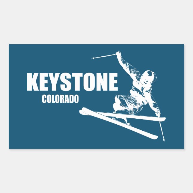 Keystone Colorado Skier Sticker (Front)