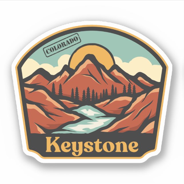 Keystone, Colorado Sticker (Front)