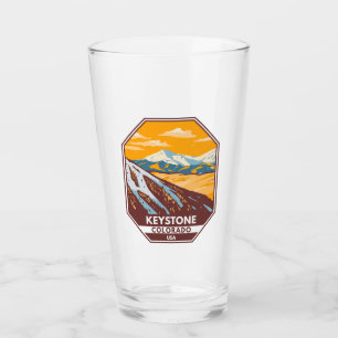 Keystone Colorado Winter Ski Area Glass