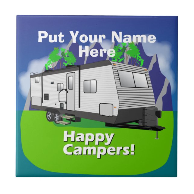 Keystone Hideout Travel Trailer Design Tile (Front)