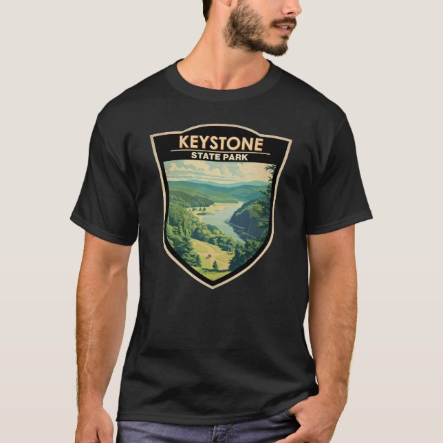 Keystone State Park Pennsylvania Travel Vintage T-Shirt (Front)