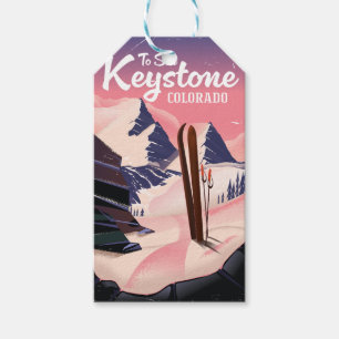 Keystone to ski gift tags