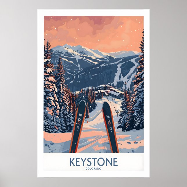 Keystone Wall Art - Colorado Ski Poster 1 (Front)