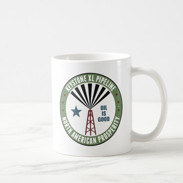Keystone XL Pipeline Coffee Mug (Right)
