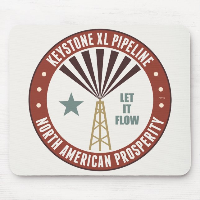 Keystone XL Pipeline Mouse Pad (Front)