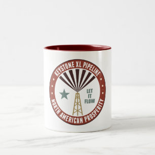 Keystone XL Pipeline Two-Tone Coffee Mug