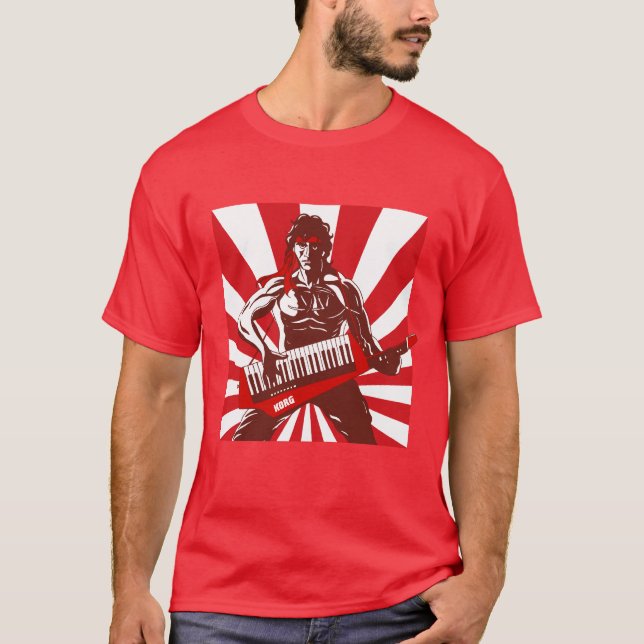 Keytar Rambo T-Shirt (Front)