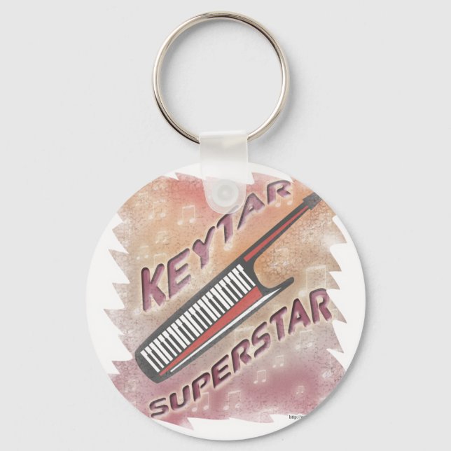 Keytar Superstar Keychain (Front)