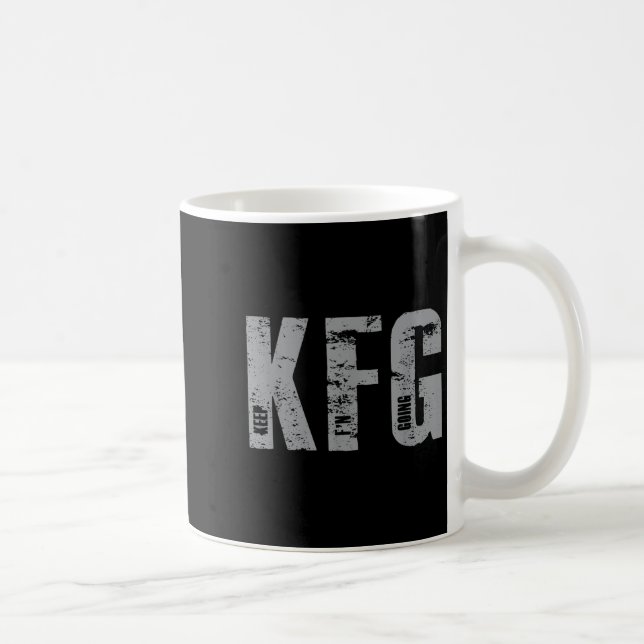 Kfg Keep F'n Going Military Style  Coffee Mug (Right)