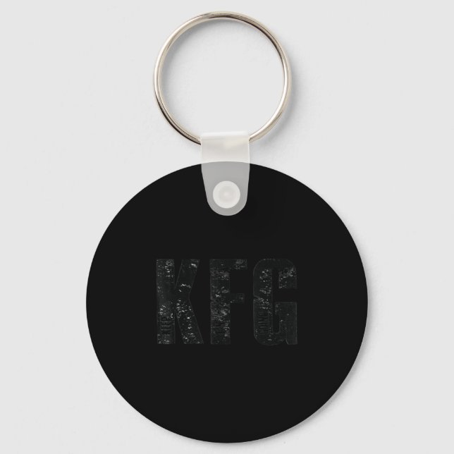 Kfg Keep F'n Going Military Style  Keychain (Front)