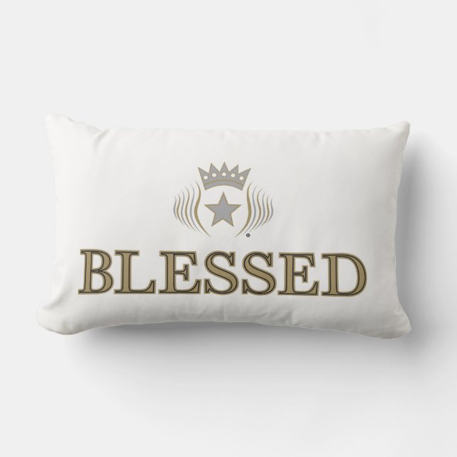 KFGK Blessed Collection Jer:17-7 Blessed Lumbar Pillow (Front)