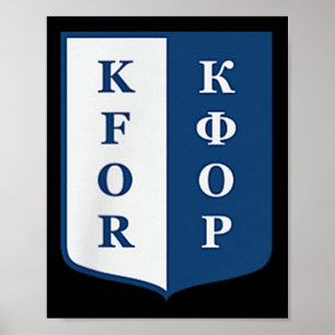 Kfor Kosovo Force Joint Peacekeeping Operation Yug Poster