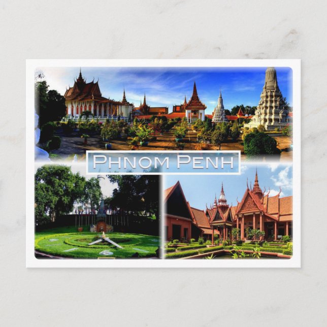 KH Phnom Penh - Silver Pagoda - Royal Palace - Postcard (Front)