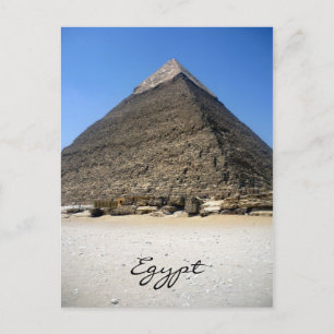 khafre pyramid postcard