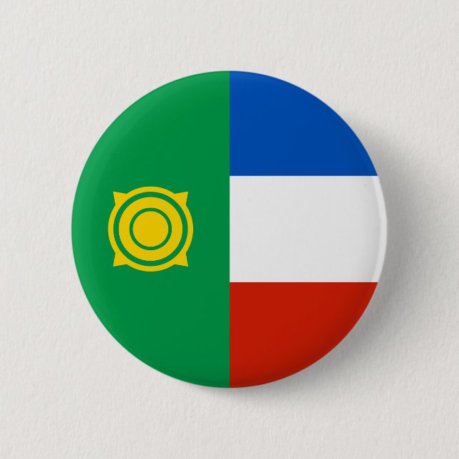 Khakassia Flag 2 Inch Round Button (Front)