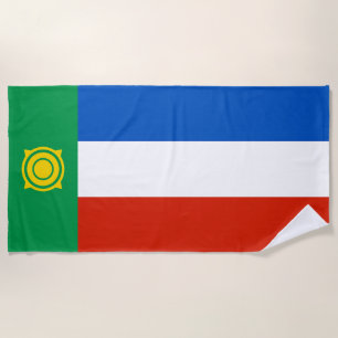 Khakassia Flag Beach Towel