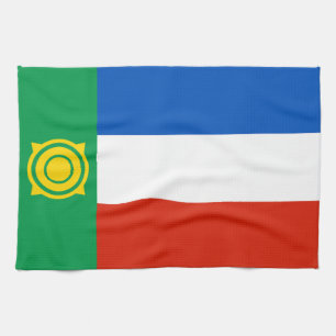 Khakassia Flag Kitchen Towel