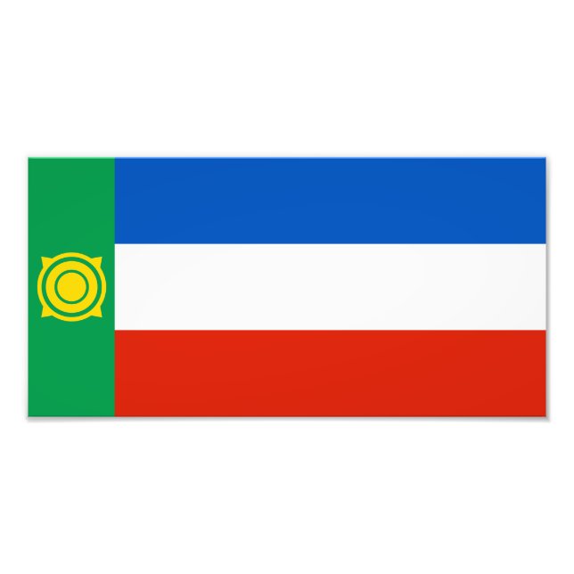 Khakassia Flag Photo Print (Front)