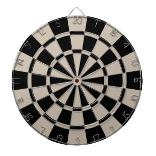 Khaki And Black Dartboard