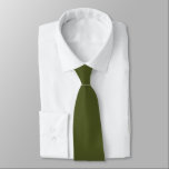 Khaki Green Hidden Initials Solid Colour Neck Tie<br><div class="desc">Khaki Green Hidden Initials Solid Colour. For weddings or everyday use, with initials hIdden on the back which you can easily personalise or delete if not required. Can be changed to any colour of your choice via the Customize Further option, or please message me if you need help with this....</div>