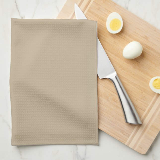 Khaki Kitchen Towel (Quarter Fold)