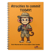 Khaki Macaque Atrocity notebook