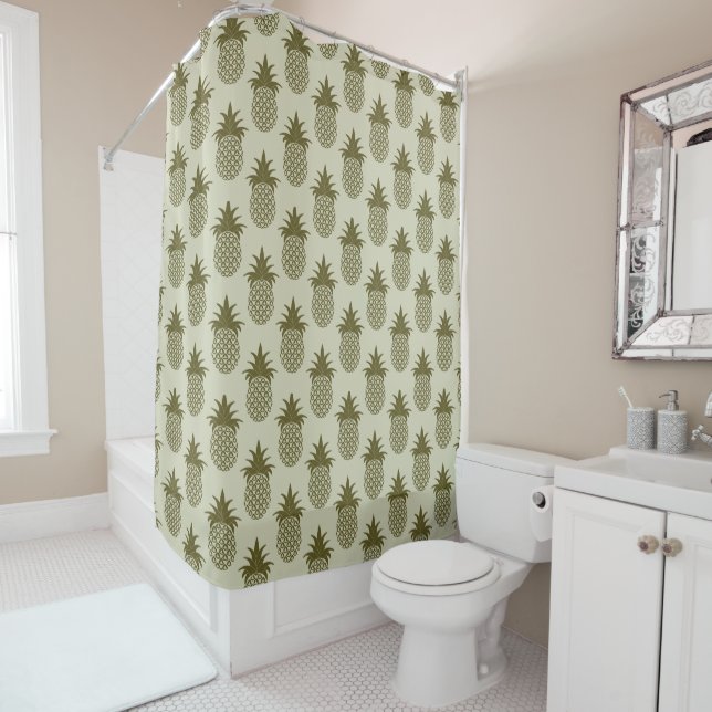 Khaki Pineapple Pattern (In Situ)