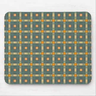 Khaki plaid tartan mouse pad, desk mat mouse pad