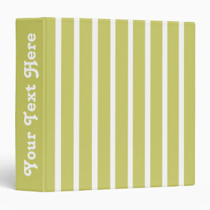 Khaki Safari Stripe Binder