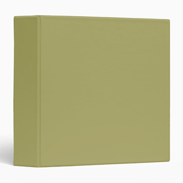 Khaki solid colour binder (Front/Spine)