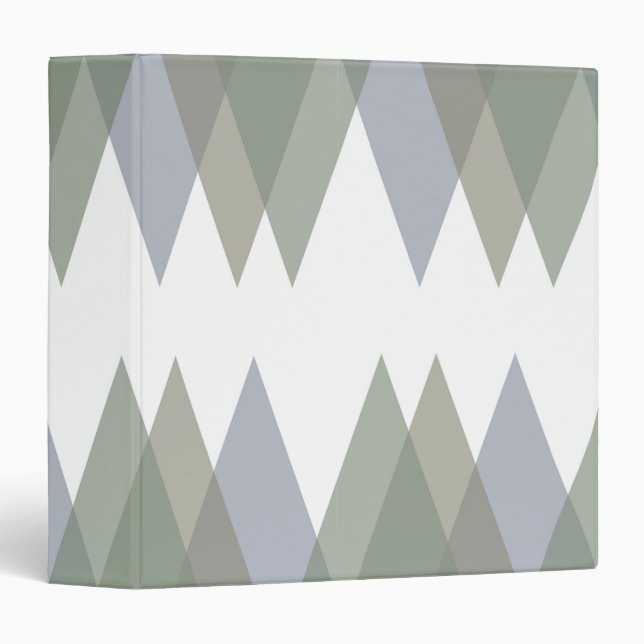 Khaki triangles binder (Front/Spine)