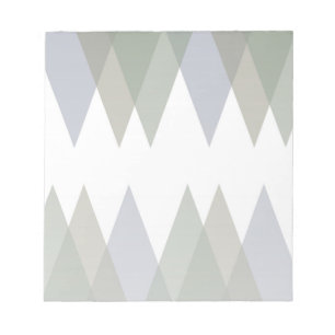 Khaki triangles notepad