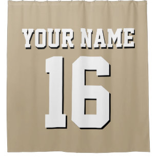 Khaki White Sports Jersey Team Jersey