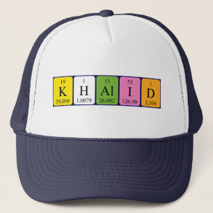 Khalid periodic table name hat
