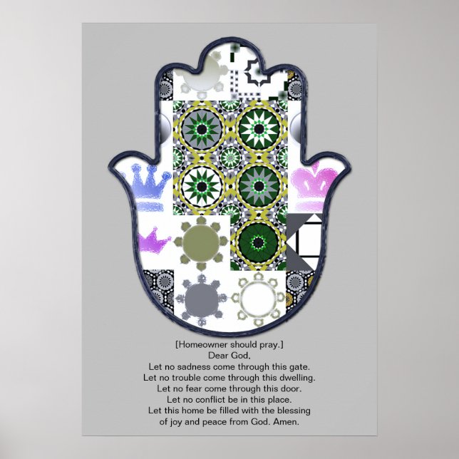 Khamsa Hand Poster Design 1 Owner Upscale (Front)