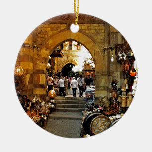 Khan al-khalili market ceramic ornament