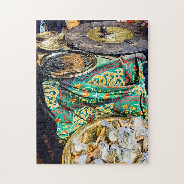 Khan el Khalili Bazaar Art Jigsaw Puzzle (Vertical)