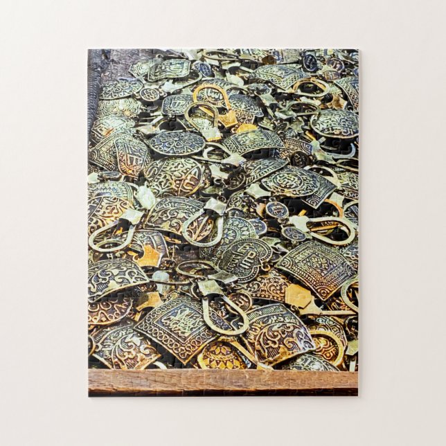 Khan el Khalili Bazaar Crafts Jigsaw Puzzle (Vertical)
