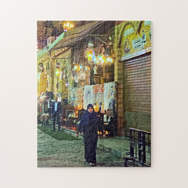Khan el Khalili Bazaar Woman Jigsaw Puzzle (Vertical)