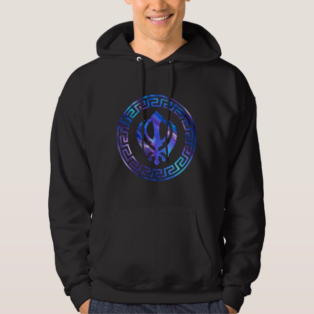 Khanda, Sikh, Symbole sikhisme, Sikh Khanda Sweat  (Devant)