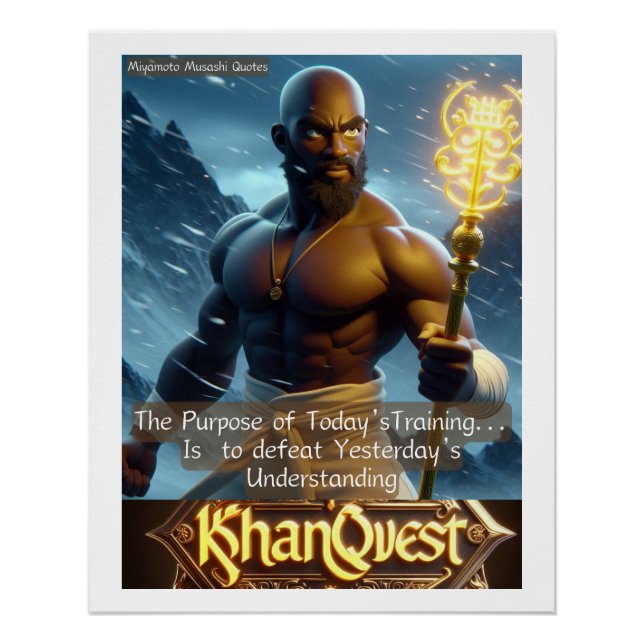 Khanqwest Motivation-Purpose of Today's Training Poster (Front)