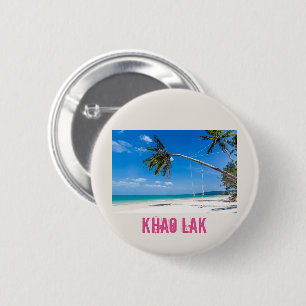 Khao Lak Phang-Nga Thailand Beach Panorama Holiday 2 Inch Round Button