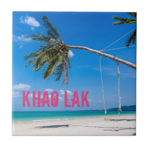 Khao Lak Phang-Nga Thailand Beach Panorama Holiday Tile