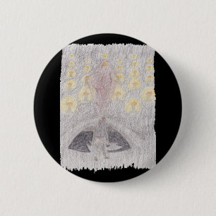 Khaos Crystal 2 Inch Round Button