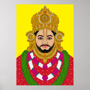 Khatoo Shyam Ji Stationary Poster