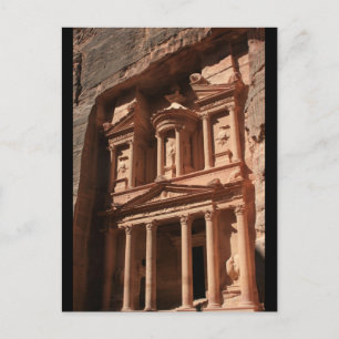 khazneh petra treasury postcard