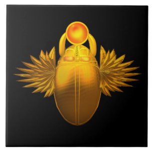 Kherpi God of the Rising Sun,Ancient Egypt Tile