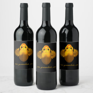 Kherpi God of the Rising Sun,personalized Wine Label