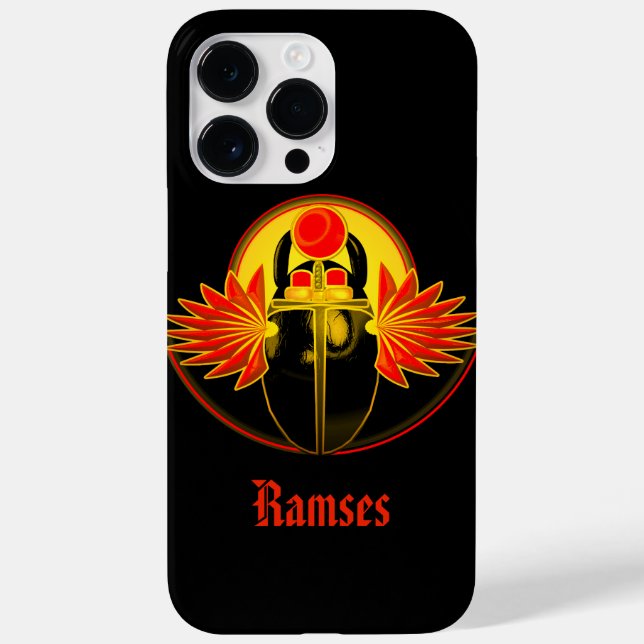 Kherpi God of the Rising Sun,scarab beetle.  Case-Mate iPhone Case (Back)