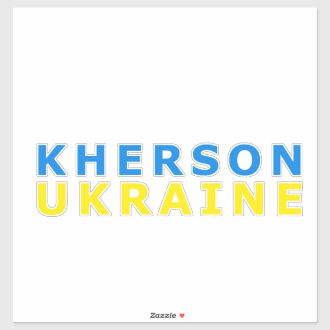 Kherson is Ukraine (Sheet)